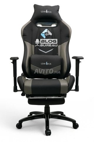 Chaise Gaming Lean Back Noire & Grise