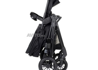 Poussette evenflo noir et siege auto 3 en 1