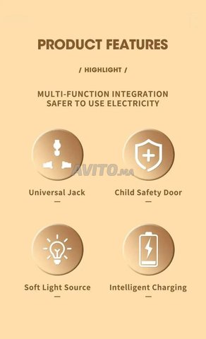 Multiprise Murale 1100w - 4000w