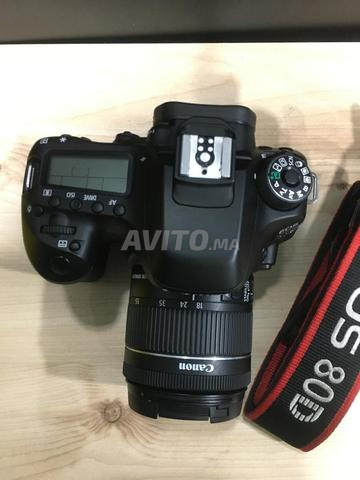 Reflex Canon EOS 80D Avec  Objectif  18-55 mm STM  - 2
