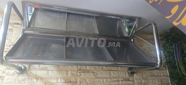 Etagere inox murale a fruits
