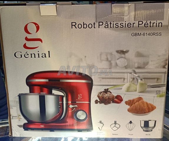 عجانة Genial جديدة 1200W الوعاء ضد التأكسد 6 لتر.