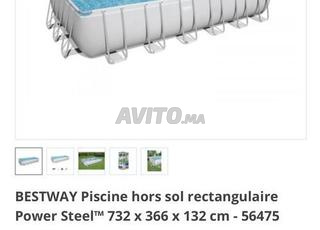 Piscine hors sol rectangulaire 