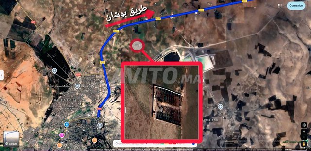 فيرمة صغيرة للبيع بها بئر و منزل و 100 شجرة    