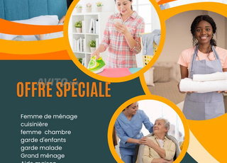 Aide maison polyvalent africain et marocain 
