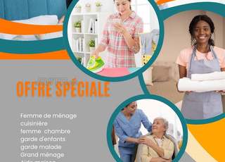 Aide maison africain et marocain polyvalent 