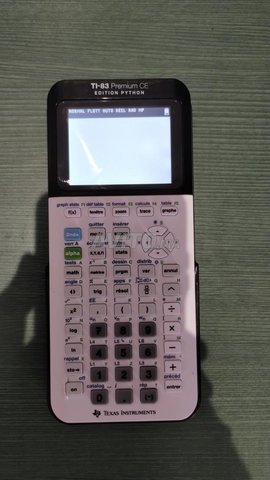 Calculatrice graphique TI83 Premium CE [Python]