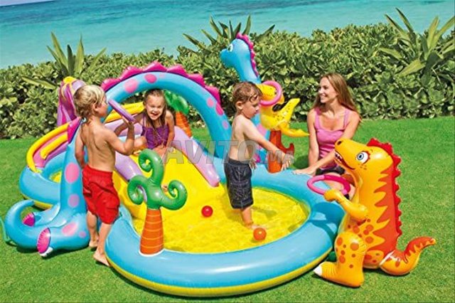 Aire de jeux aquatique gonflable Dinoland - INTEX
