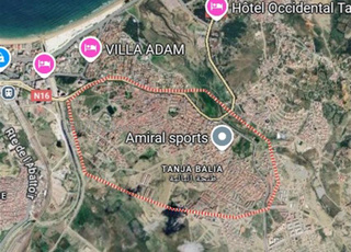 أرض للبيع طنجة البالية طريق 50 متر