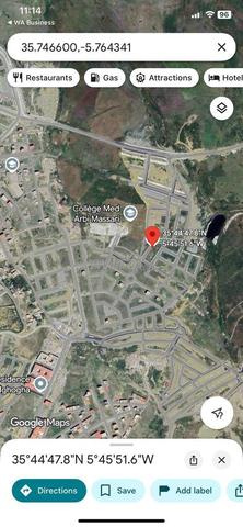 terrain tetre de 110 m pour rdc et 3 etages