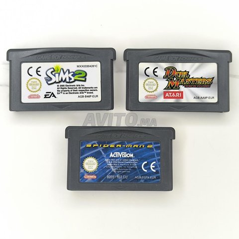 lot 3 jeux Nintendo Gameboy advance original 