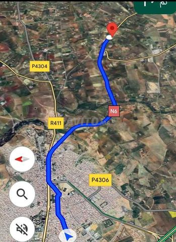 أرض للبيع بين مدينة تيفلت و الخميسات محفضة