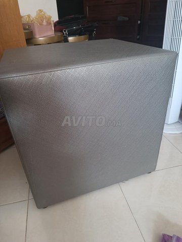2 table de chevet gris cuir 
