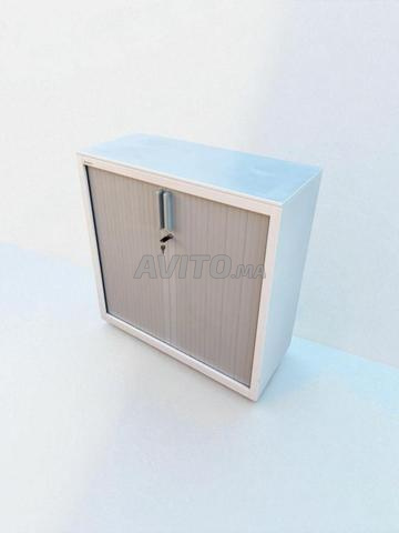 Armoire Steelcase 100×100 bi color à rideaux - 2
