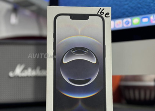 iPhone 16e 128GB Black Neuf juste activé 