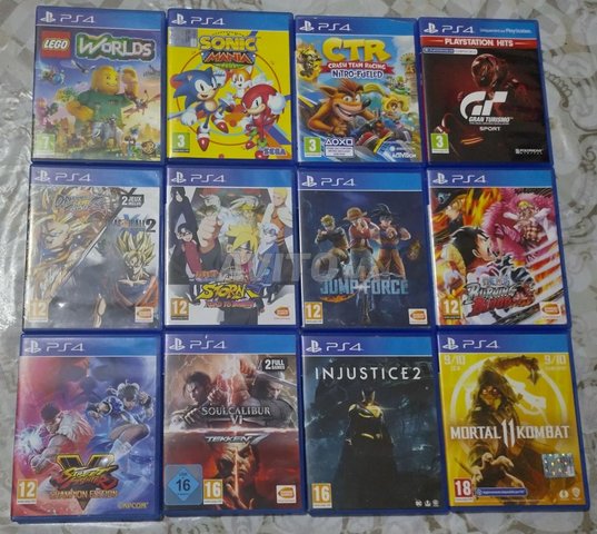 jeux CD PS4 pour 2J