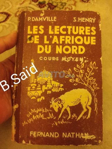 livre scolaire les lectures de l'Afrique du nord