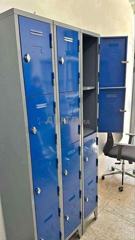 vestiaire métallique 4 porte a salé  - 2