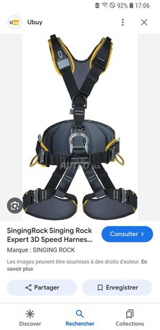Harnais securite singin rock