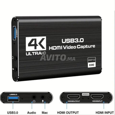 Carte de capture vidéo Ultra HD USB 3.0 4K
