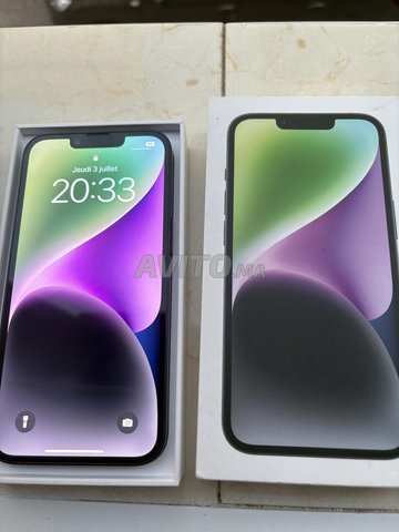 Iphone 14 Bonne état 128gb avec boite