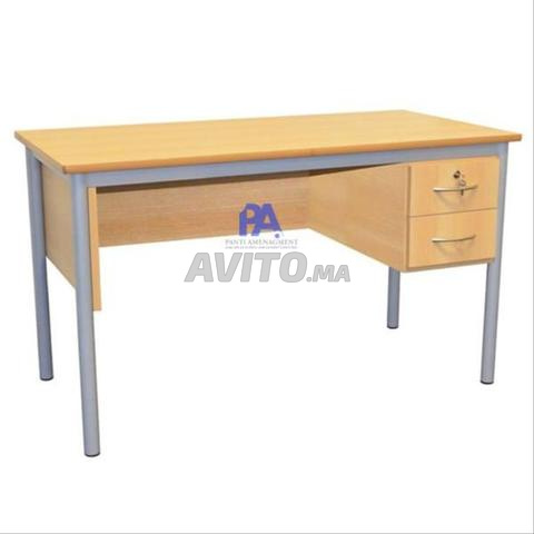 Bureau scolaire semi-métallique - 2