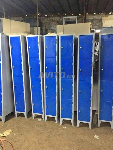 Casier vestiaire monobloc 4 PORTES DISPO  - 2