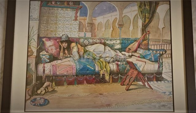 tableau d'art (copie signée sur papier)