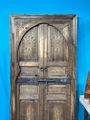 Porte En Bois Personnalisable – جودة وأناقة مغربية