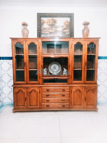 Grande vitrine de luxe bois massif 
