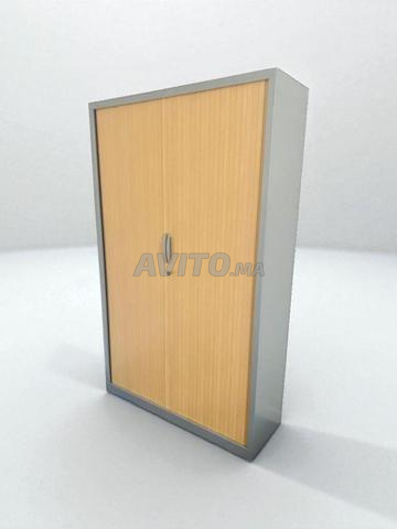 خزانة عالية 120x200 سم Marcadet ثنائية اللون بمفتاح