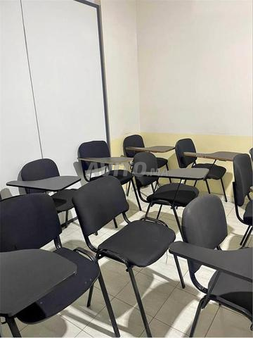 كرسي مع طابلة كتابة table en bois et plastique 