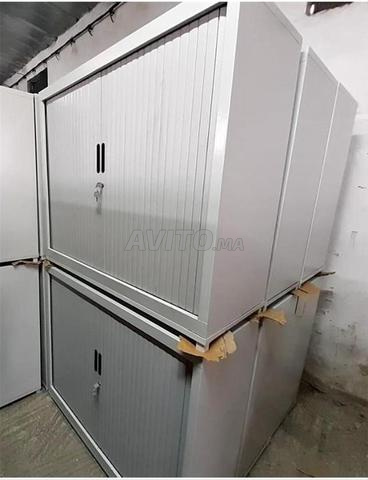 Armoire métallique à rideaux coulissants - 2