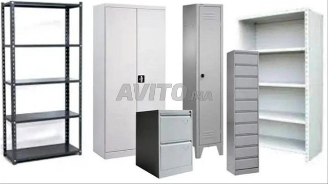 armoire métallique battante/coulisse/rideau