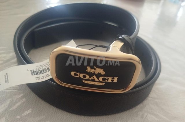 Ceinture COACH en VRAI CUIR Réversible 