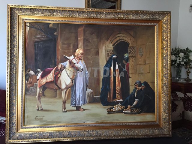 TABLEAU MAROCAIN ANCIEN MEDINA