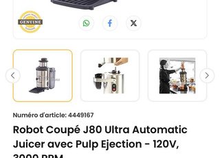 Robot Coupé J80 Ultra Automatic Juicer 