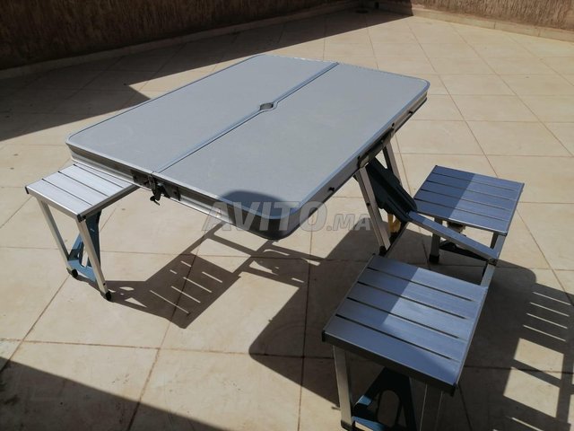 table pliable aluminium 
