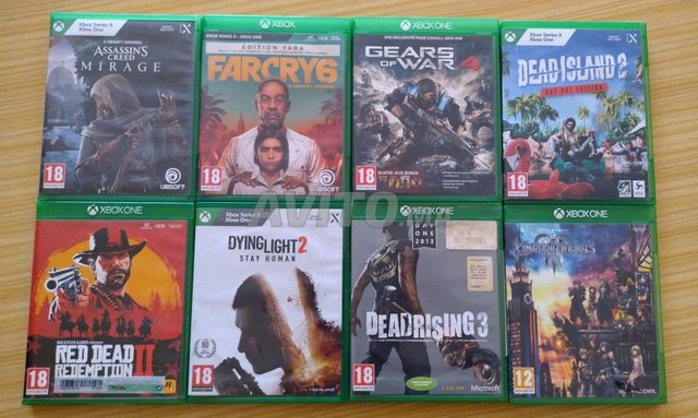 jeux CD Xbox one et series X 