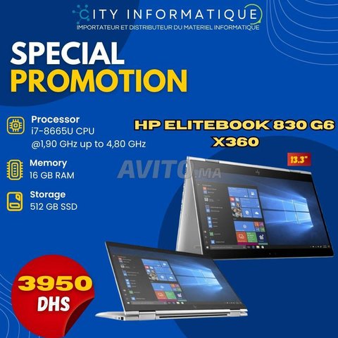 💻 HP EliteBook 830 G6 x360 | i7 / 16GB / 512SSD🔥