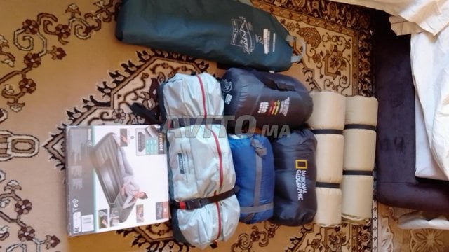 Tente 2/3  places sac de couchage matelas 