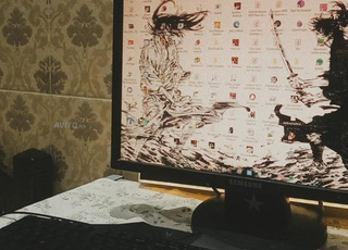 pc gamer ba9i n9i m3a ecran w clavier  negociable