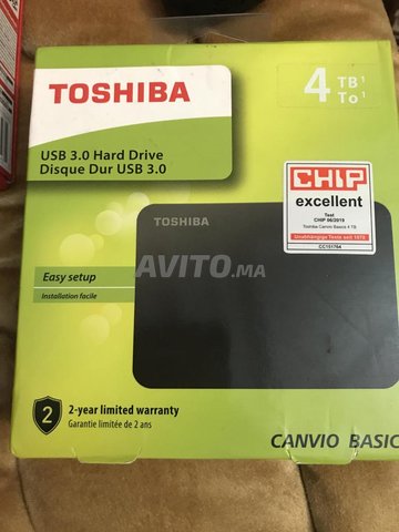 D dur Toshiba 4Tb neuf europ