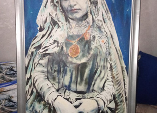 tableau peinture sur toile 110/80 cm