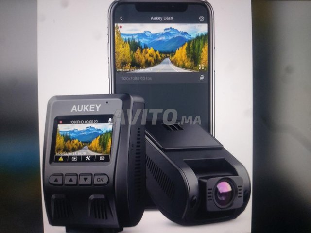 AUKEY   CAR Dual Dash Camera  WiFi  FHD  Neuf