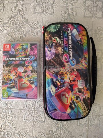 jeu et pochette Mariokart 8 deluxe 