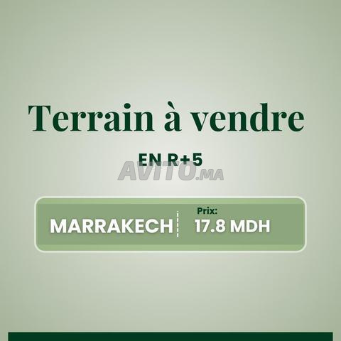 Terrain pour immeuble en R5 à Marrakech