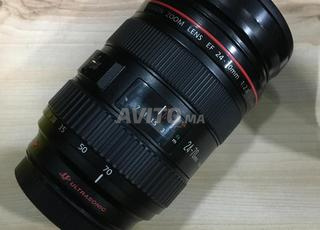 Canon EF USM  24 -70 mm f2.8 série  tres bon etat 