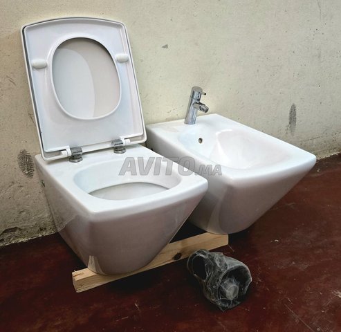 jacob delafon toilette et bidet suspendu 