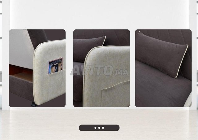 Clic-Clac avec Accoudoirs et Double Rangement